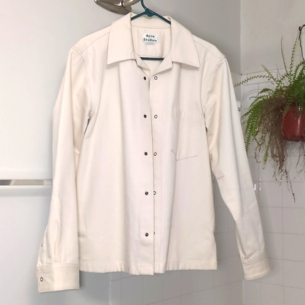 Acne StudiosFN-MN-SHIR000166BB0182- light beige shirt